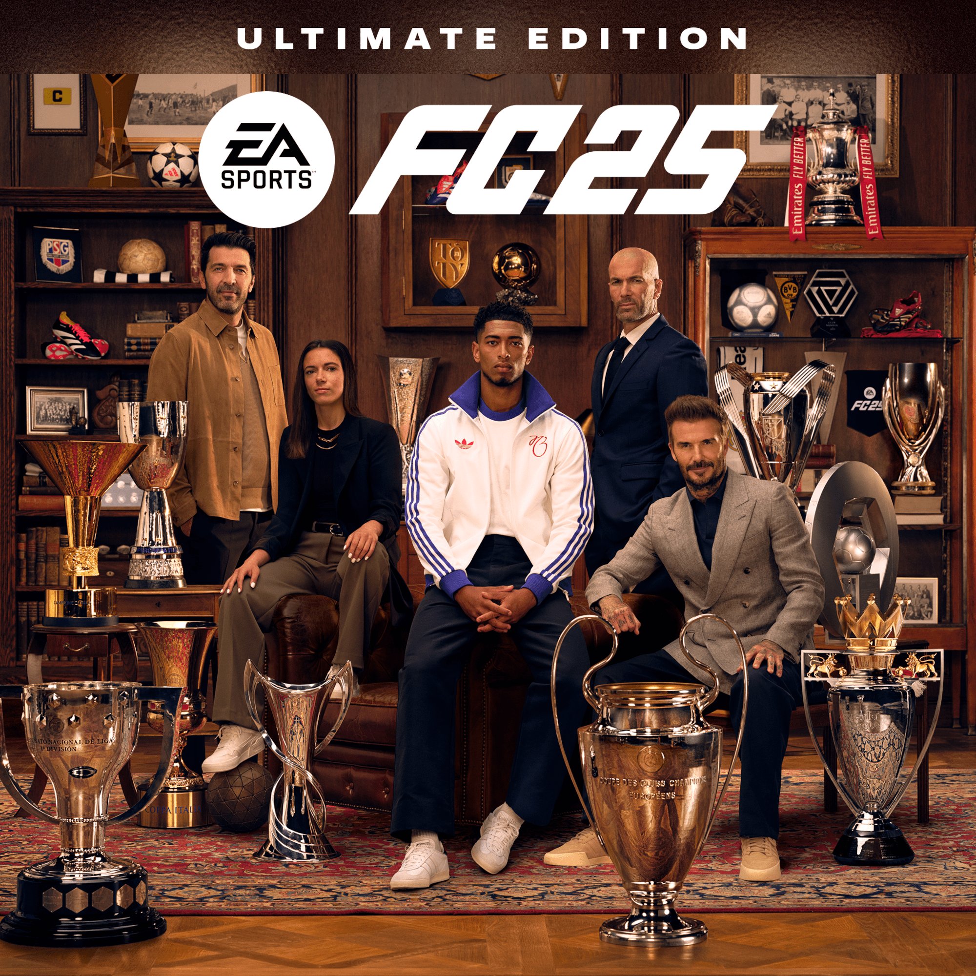 Обложка ULTIMATE-издания футбольного симулятора EA Sports FC 25