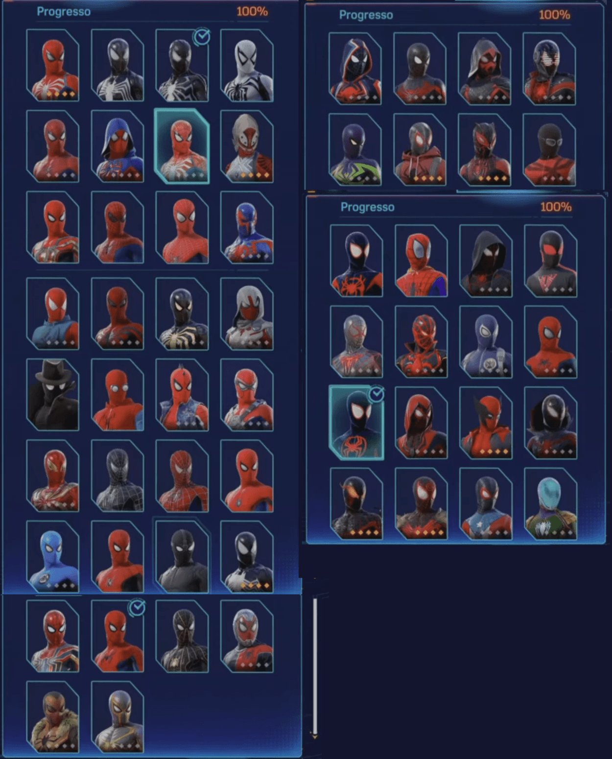 Кстюмы в Marvel’s Spider-Man 2