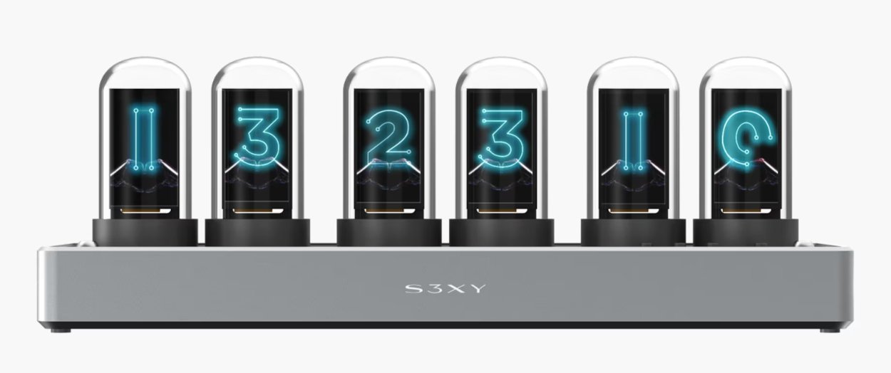 Настольные часы Tesla S3xy Time Glow Clock