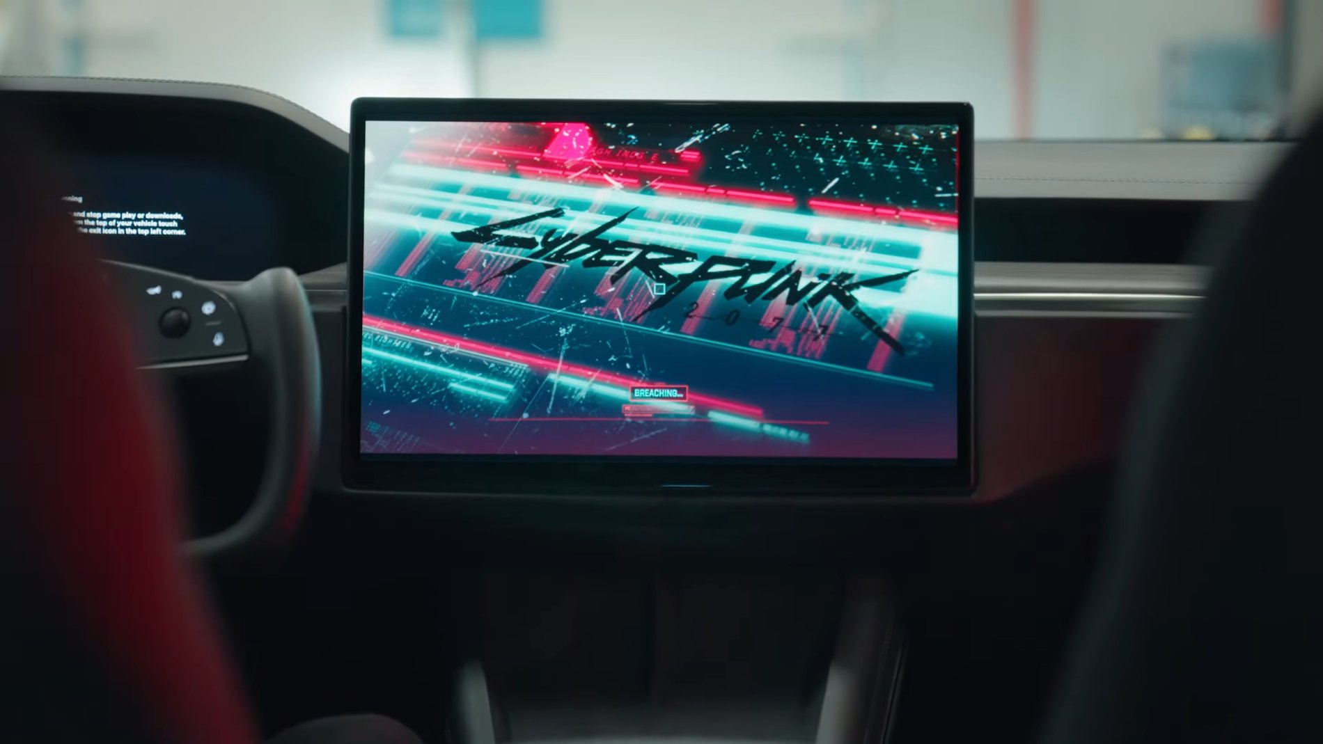 Cyberpunk 2077 в Tesla